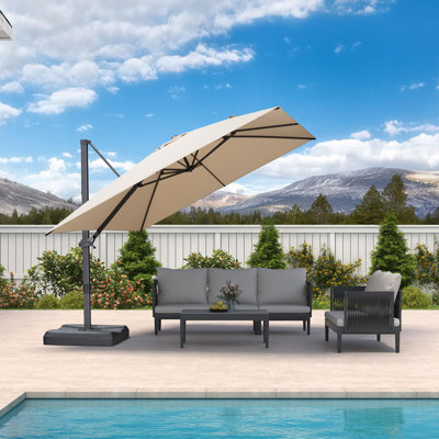 3m Square Cantilever Parasol