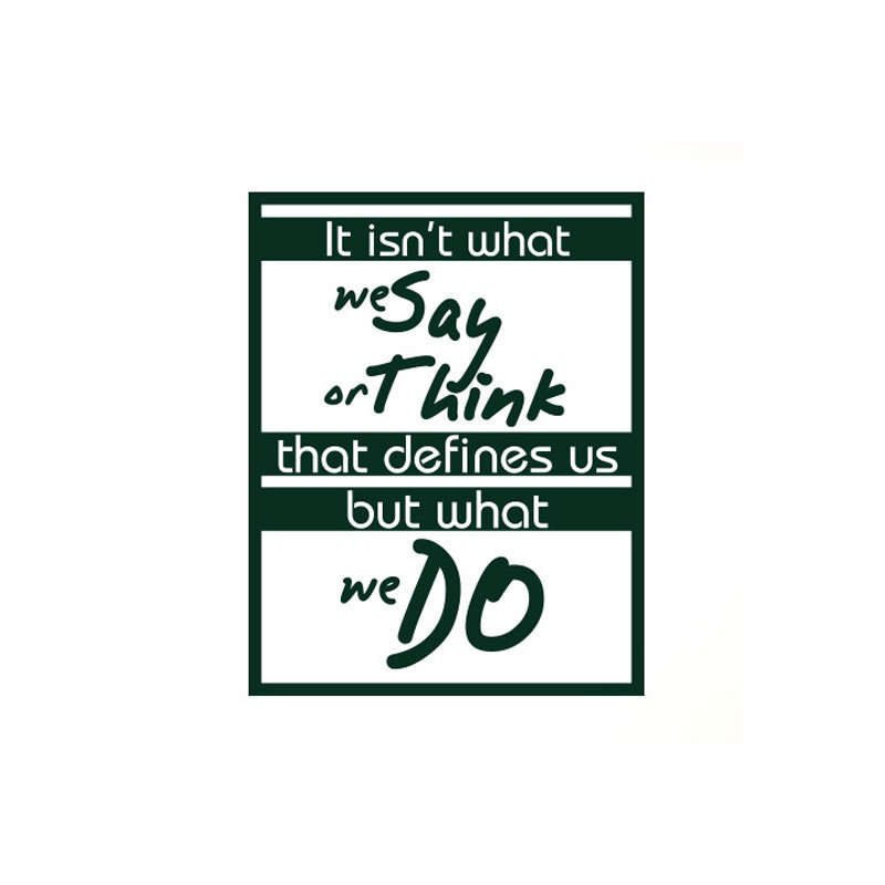 Non-Wall Damaging Wall Decal, Dark Green, Medium