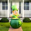 Leprechaun dans un chaudron gonflable