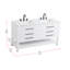 Meuble-lavabo double 60 po_Moderne_VF60560-862261990