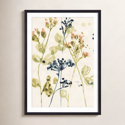 Blush Buds II Painting by Jennifer Goldberger