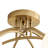 8-light Glass Globe Semi-flush Mount-334467763