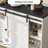 White Manufactured Wood Sideboard Cabinet