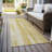 Besima Washable Abstract Indoor / Outdoor Rug-1745639496