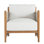Pacifica Outdoor Teak Armchair with Sunbrella Cushions