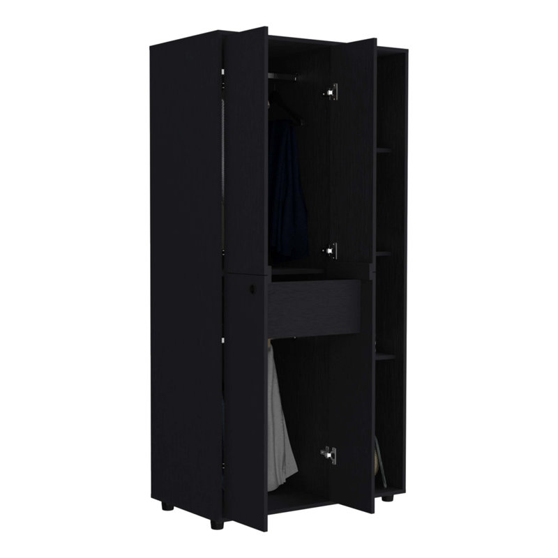 Armoire-penderie Misuri, Noir