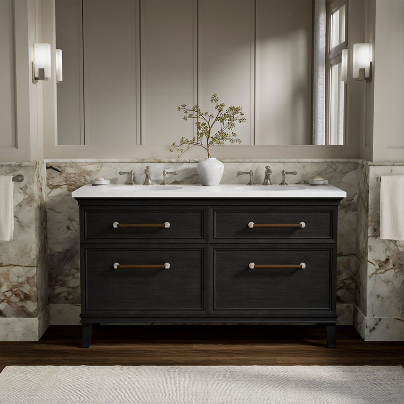 Artifacts Vanity 60 Inches, Black