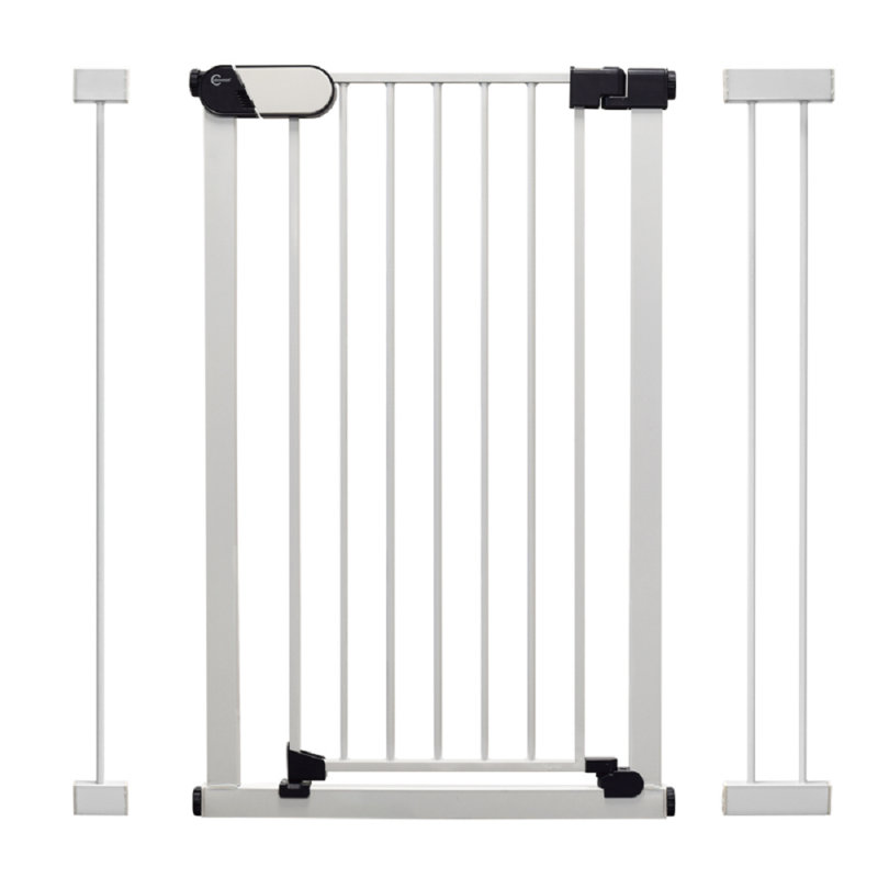 Lynwood Metal Pressure Mounted Pet Gate, 96cm H x 93cm W x 5cm D