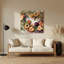 Art mural en métal beige Fruit Peacotum-2120103839