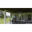 Gamlet 3-Light Matte Black Outdoor Post Lantern