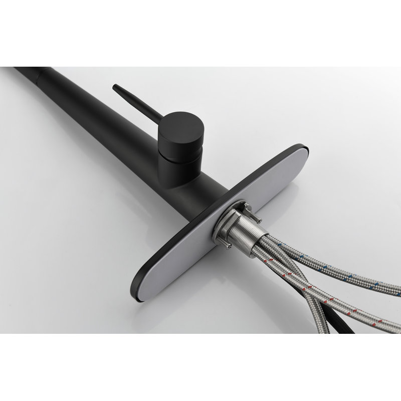 Baboray Pull Down Touch Kitchen Faucet, Matte Black