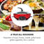 Klarstein 38cm Non Stick Electric Grill with Glass Lid
