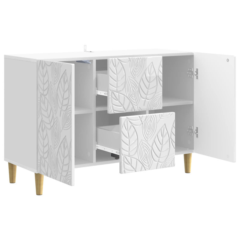 89cm Sideboard, High Gloss White