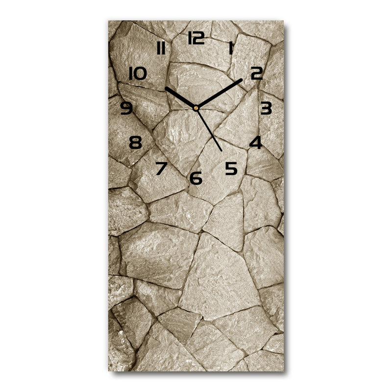 Jennylyn Glass Wall Clock, Black
