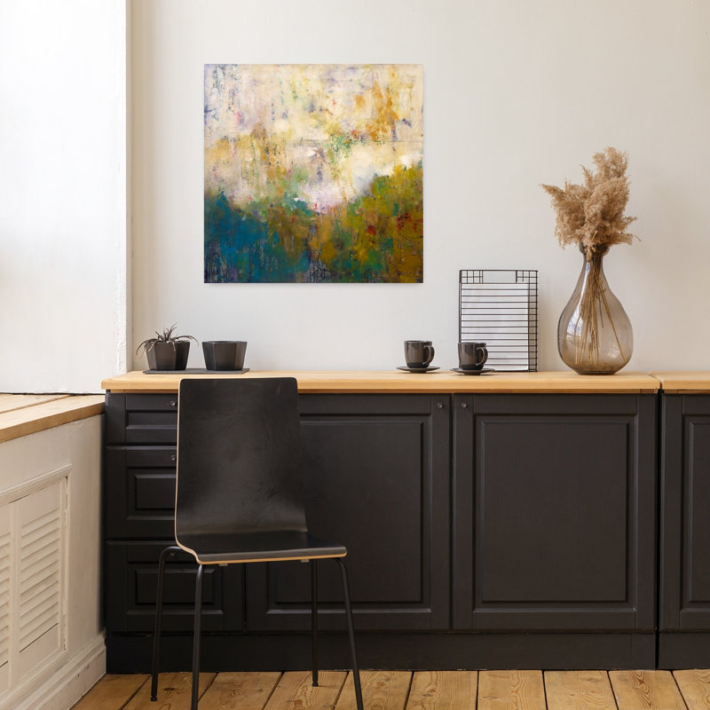 Londres, art abstrait n ° 1 contemporain, H 18 po x l 18 po