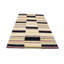 Tapis moderne multicolore touffeté à la main Mishaila