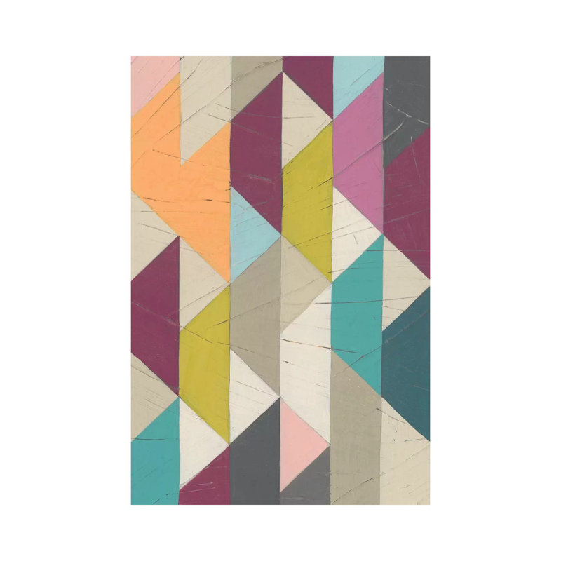 Confetti Prism IV by June Erica Vess - Wrapped Canvas Painting, 20.32 cm H x 30.48 cm W