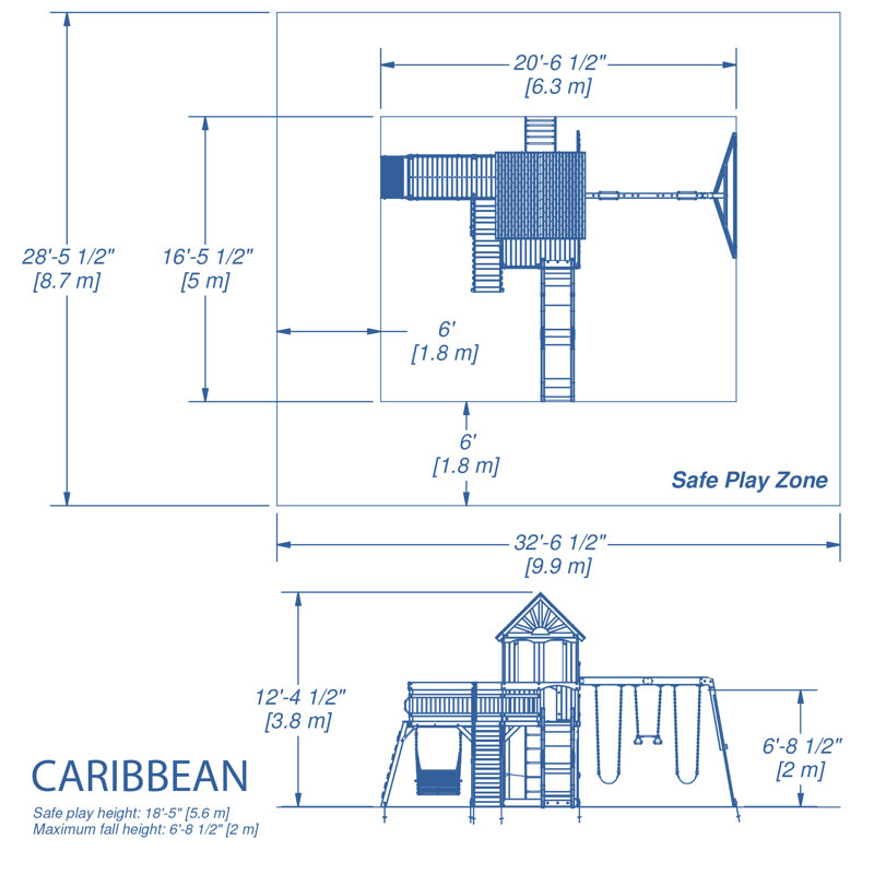 Ensemble de balançoire Caraïbes