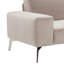 Causeuse en microfibre Callowhill en gris clair