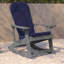 Chaises Adirondack berçantes d'intérieur / extérieur avec coussins-763418323