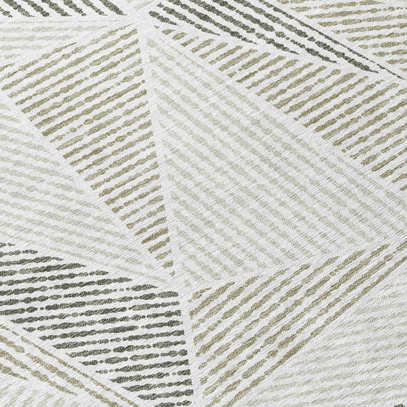 Itzayana Geometric Indoor / Outdoor Rug, Round 8'