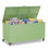 Grande boîte de rangement pour l'extérieur avec roulettes en métal 250 gallons