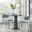 Spheres Round Solid Wood Base Dining Table-1772875455