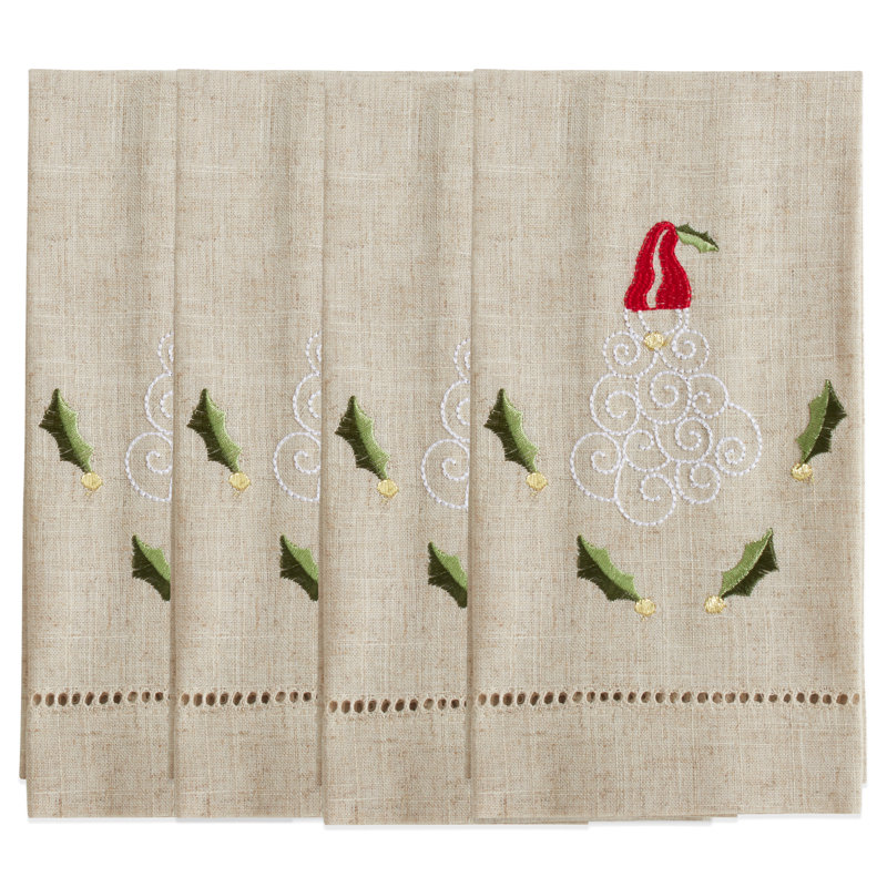 Embroidered Tea Towel Kitchen Towel