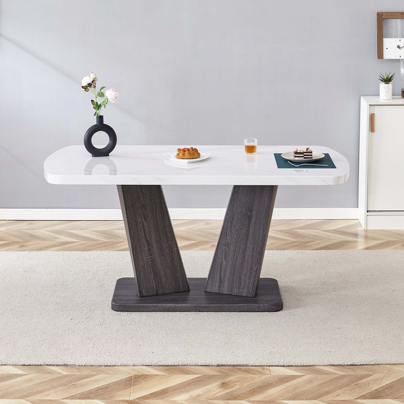 Table repas, Blanc