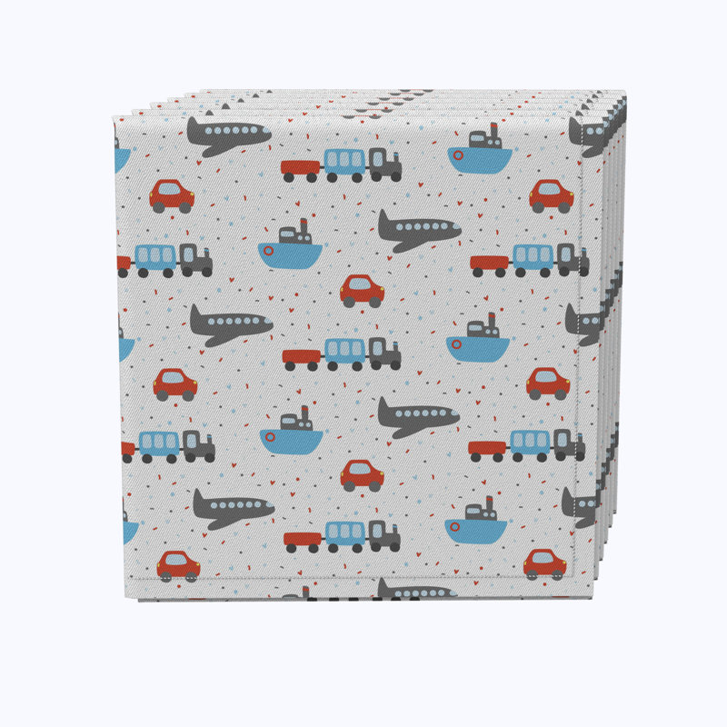 100% Cotton Geometric Square Napkin