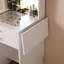 Bureau de coiffeuse avec miroir lumineux