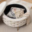 Repose-pieds rond avec rangement Cristen-567905240