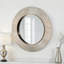 Aubry Round Ribbed Mirror Bevelled-1864544883