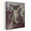 The Hunt Abstract Elegant Ethereal Dog Horse Wall Art Print by Christina Misuro - Wrapped Canvas Print-903826589