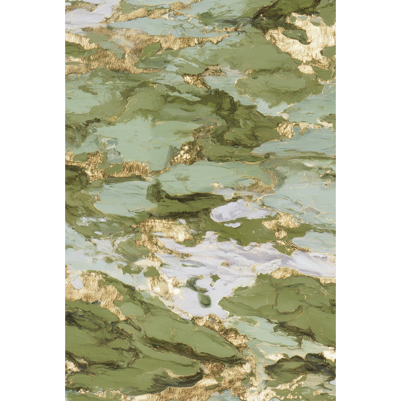 Papier peint abstrait Shades Of Green