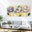 Tableau mural sur toile à motif de pivoines florales, décoration intérieure moderne et élégante (paquet de 3)-119637247