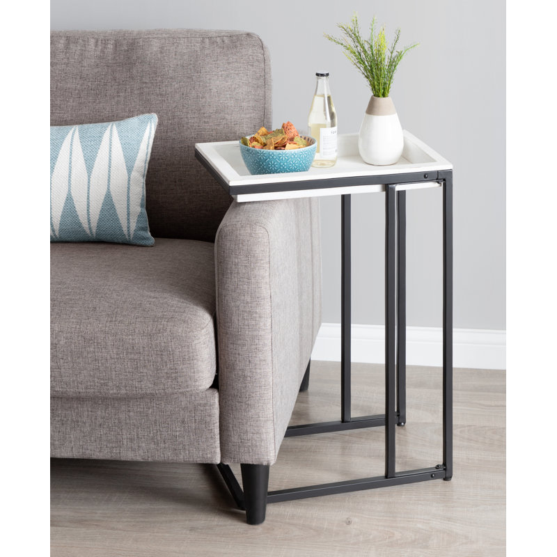 Table de bout Ironton, Blanc