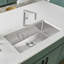 Quatrus R15 32" Super Single Bowl Undermount Stainless Steel Kitchen Sink