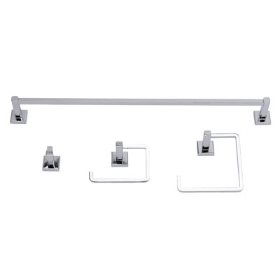 4 - Piece Bathroom Hardware Set