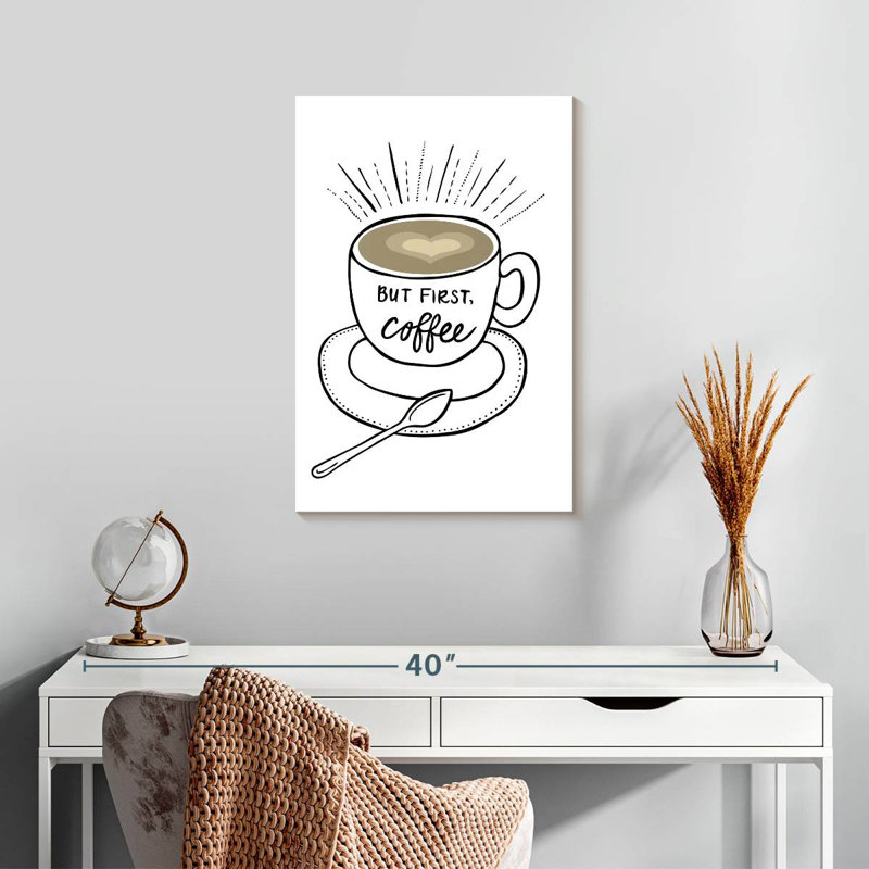 Tergel Coffee First, 24" H x 16" W