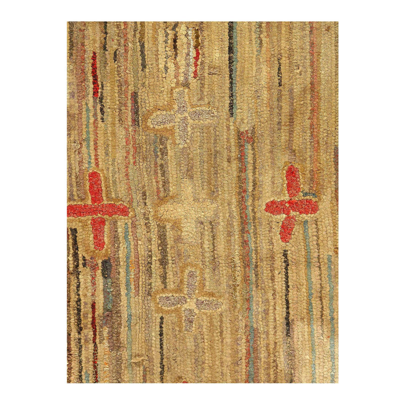 Floral Area Rug in Beige