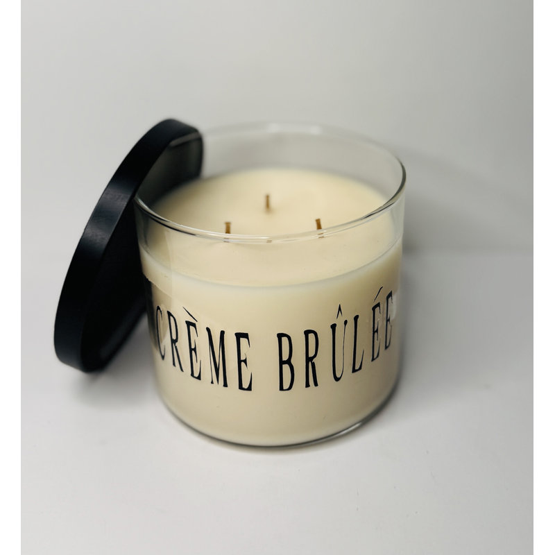 Bougie crème brûlée