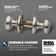 Troy Passage Door Knob with Round Rosette