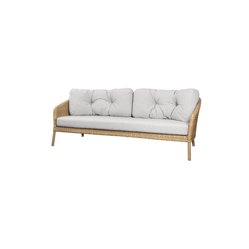 Ocean Large 3-Seater Sofa, Natural