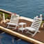 Chaise Adirondack pliante en plastique Alexeya-913834901