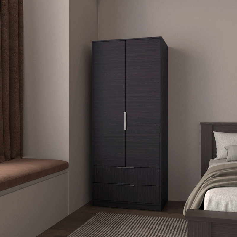 Armoire, rangement pour chambre à coucher, noir