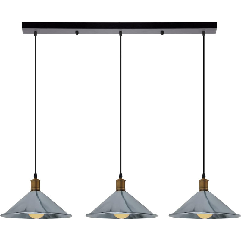 3 - Light Pendant, Chrome