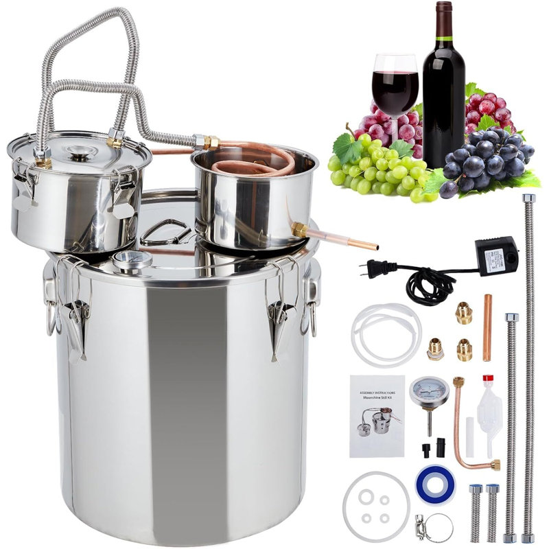 13,2 gallons / 50L d'alcool