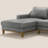 Inniss 107.3" Genuine Leather Left Chaise Sectional Sofa with Solid Wood Frame and Legs-2088528412-2088528409