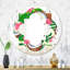 Miroir mural Crystals of Amethyst Leaves-123247465-123247466